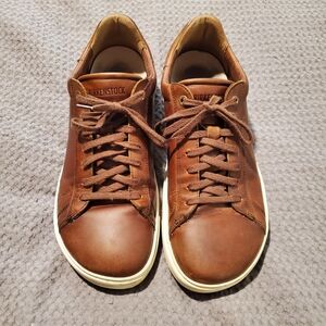 Birkenstock Men's Tan Leather Sneakers